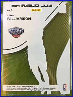 ZION WILLIAMSON CLEAR ROOKIE CARD GRADED CSG 9.5 MINT + 2019 Clearly Donruss RC